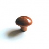 Кнопка гриб темно-коричневая пластик