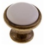 Кнопка керамика бронза
