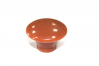 Кнопка гриб вишня пластик