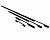 Ручка-скоба 16012809 RS-160 128мм(158мм) Матовый черный