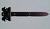 Петля-стрела фигурная  420 мм полимер медь